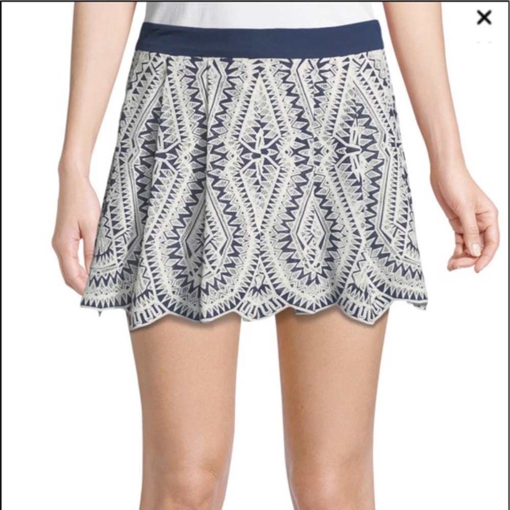 NWT Ramy Brook Larissa navy mini skirt sz 8